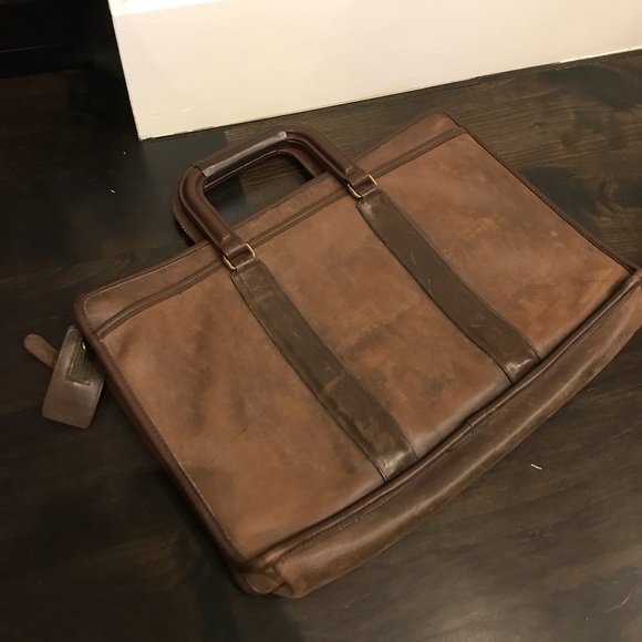 Coach Leather Briefcase Vintage - Picture 1 of 7